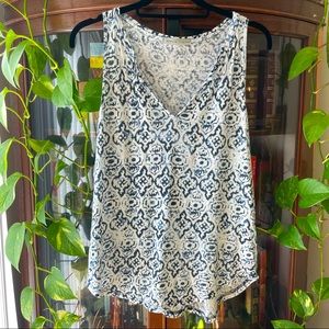 Athleta 100% linen tank